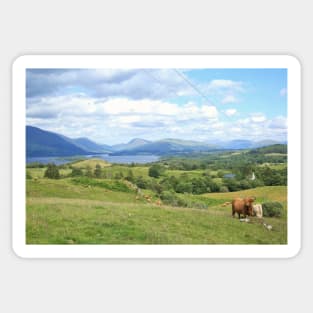 Loch Awe Landscape Sticker